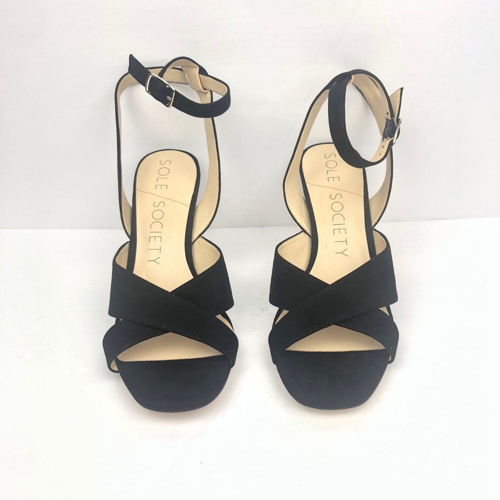 Sole Society Women's WMNS Black Heels New With Box